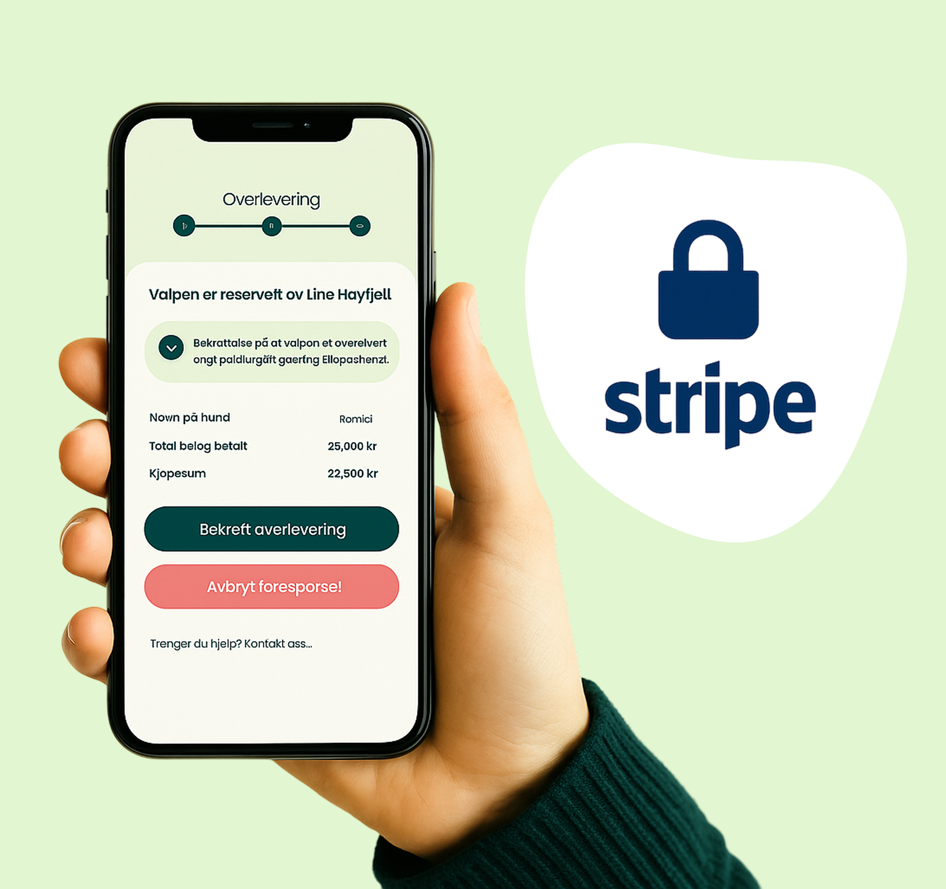 Trygg betaling ved valpekjøp Trygg betaling ved valpekjøp