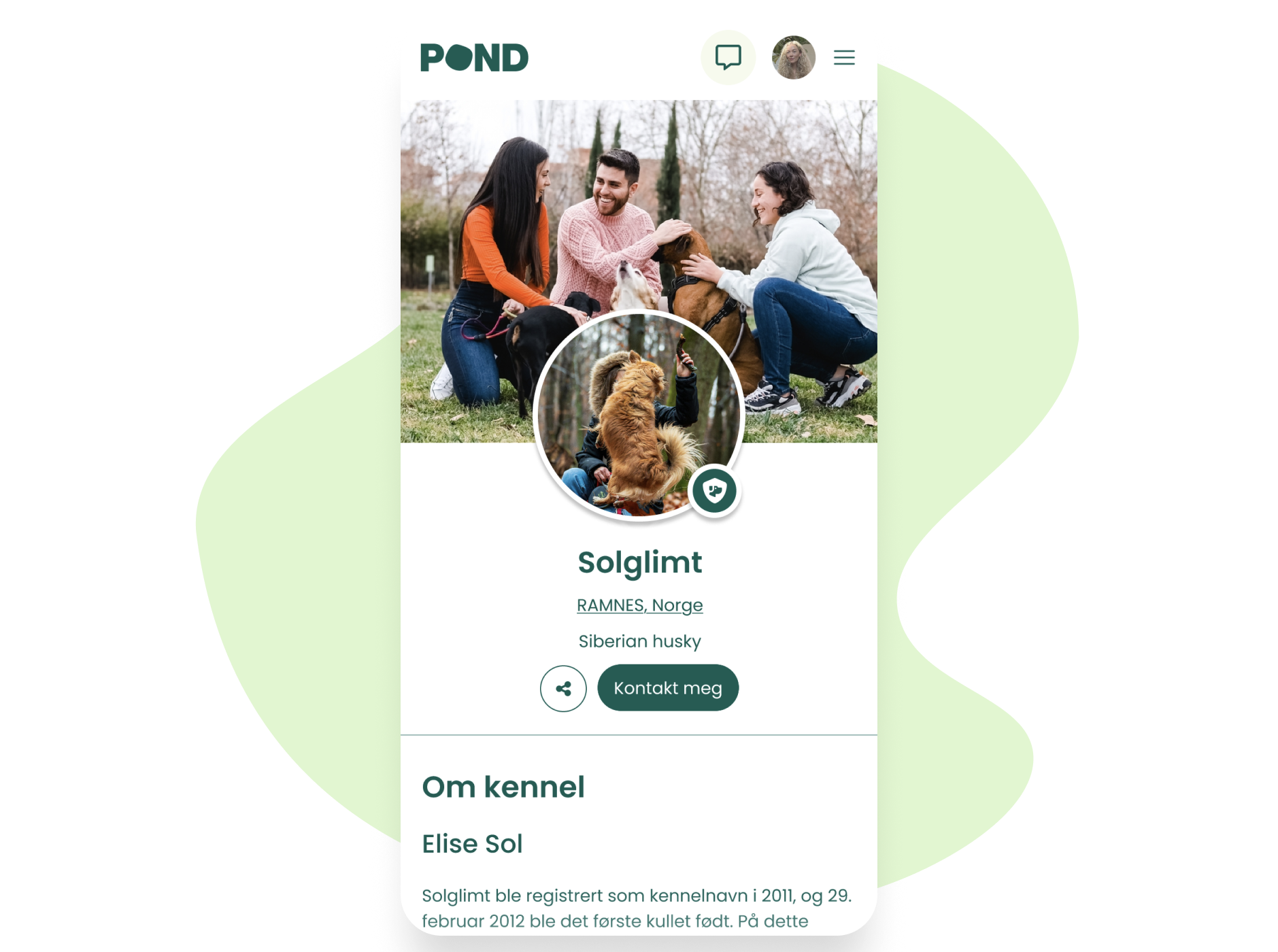 1. Lag gratis profil